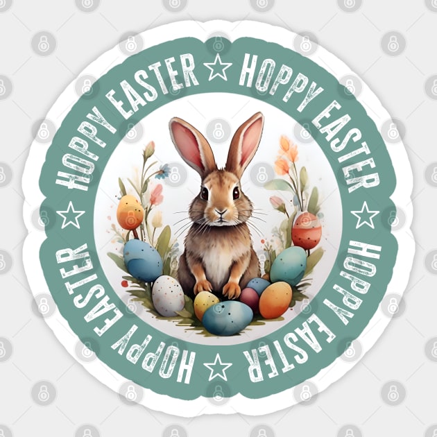 Hoppy Easter Sticker by Coralgb